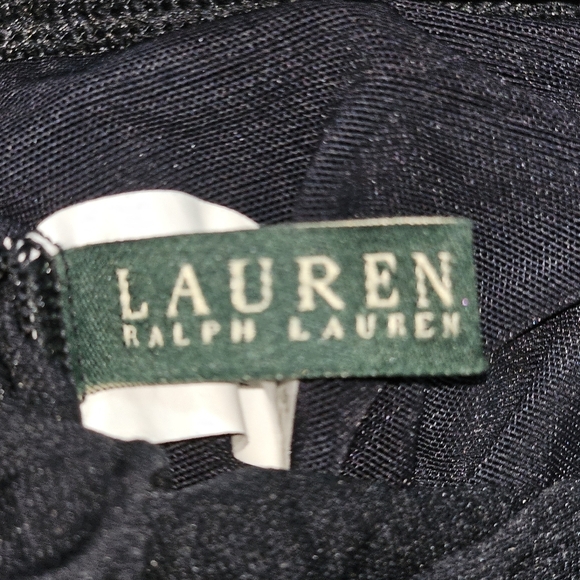 NWOT Lauren Ralph Lauren The Bel Air Rucjed Swimsuit Sz 8 Black - Picture 12 of 14